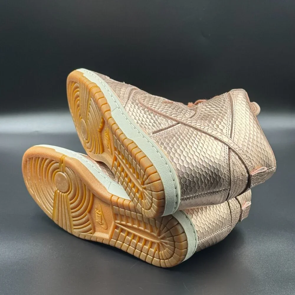 Wmns Nike Dunk Sky High Cut Out Premium 'Metallic Red Bronze'